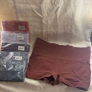 NWT SPANXshape ExtraOrdinary Boyshorts, total of 5 pair.